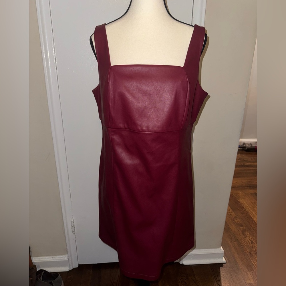 The Drop Burgundy Sleeveless Dress